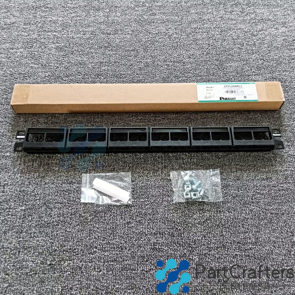 For Panduit CPPL24WBLY MINI-COM MODULAR PATCH PANEL 24 PORT Free shipping