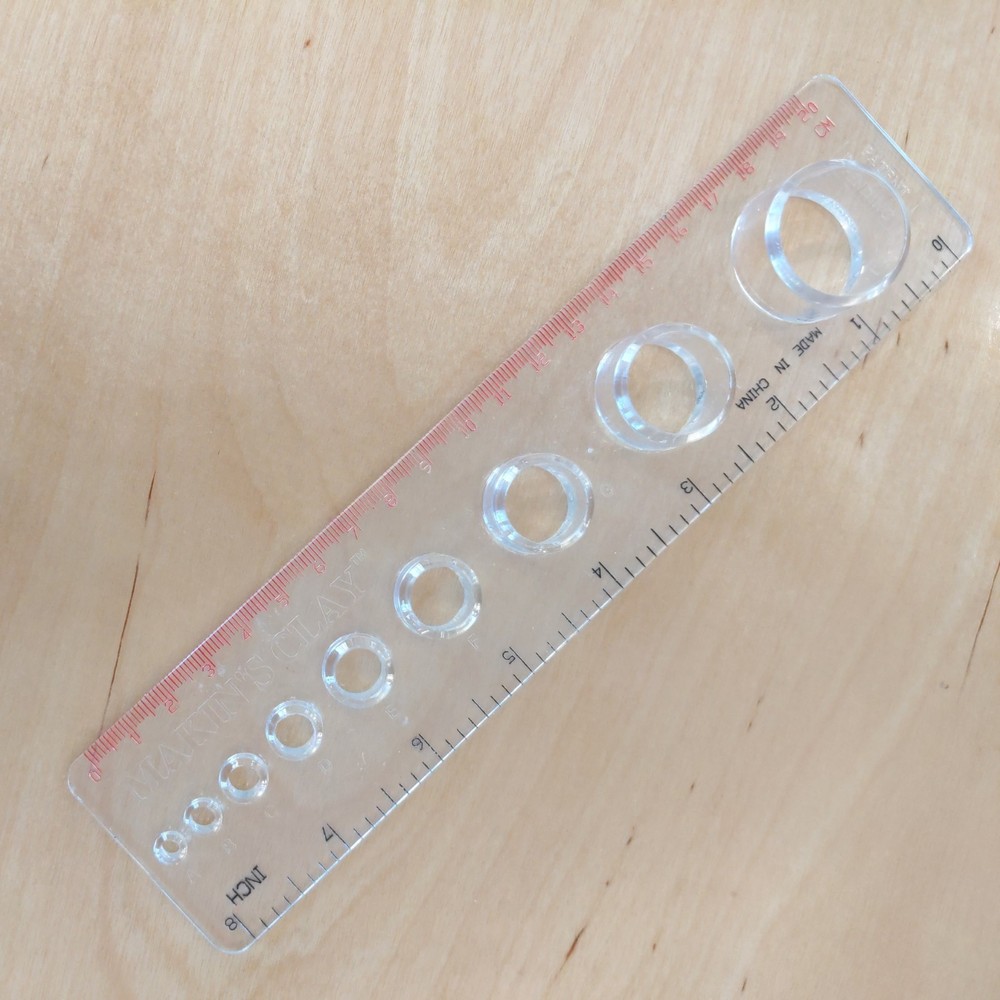 Makin's Clay Mixing Ruler 8"