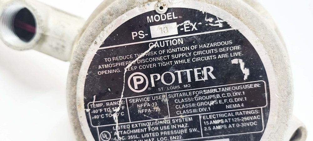 Potter Amseco PS10-EX Explosion Proof Pressure Switch