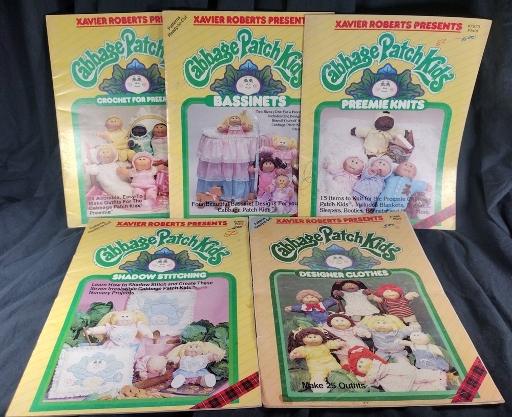 Cabbage Patch Kids Ready-to-cut Knits, Patterns, Craft + | Xavier Roberts
