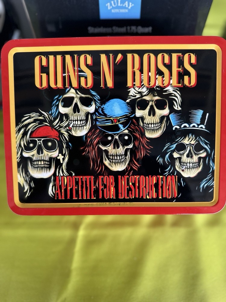 GRATEFUL DEAD Lunch Trinket Tin Embossed Box NEW