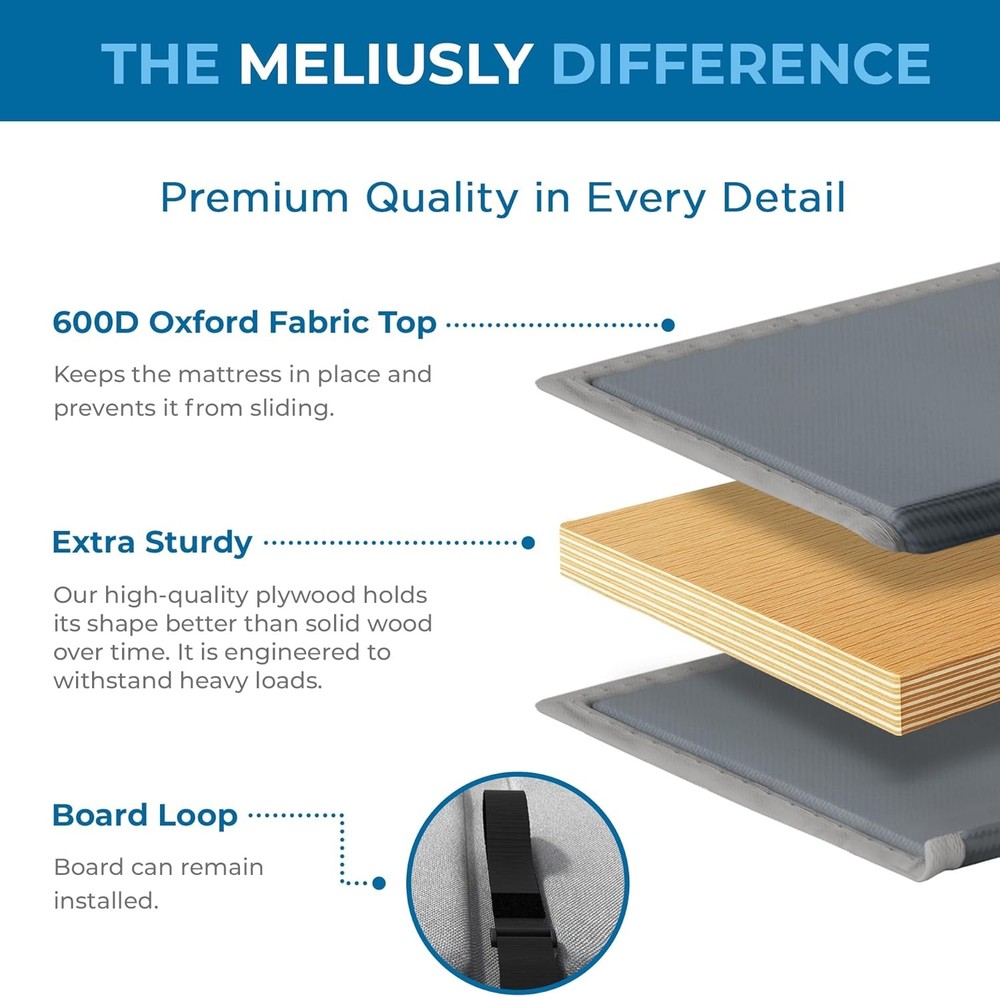 Permanently Installed Sleeper Sofa Support Board Queen Size Patent Pending