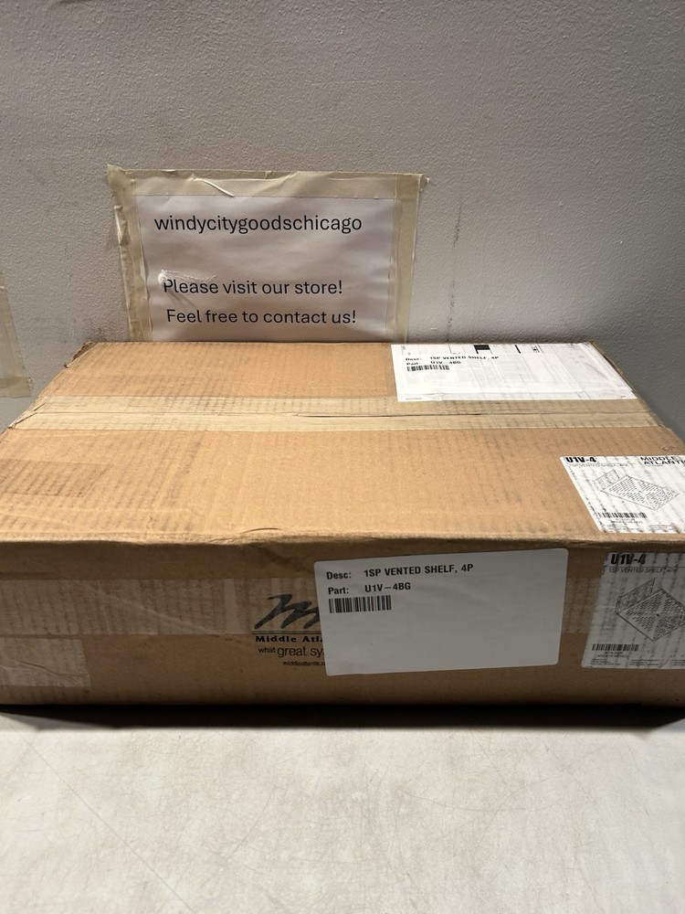 Middle Atlantic Products U1V4 Rack Shelf