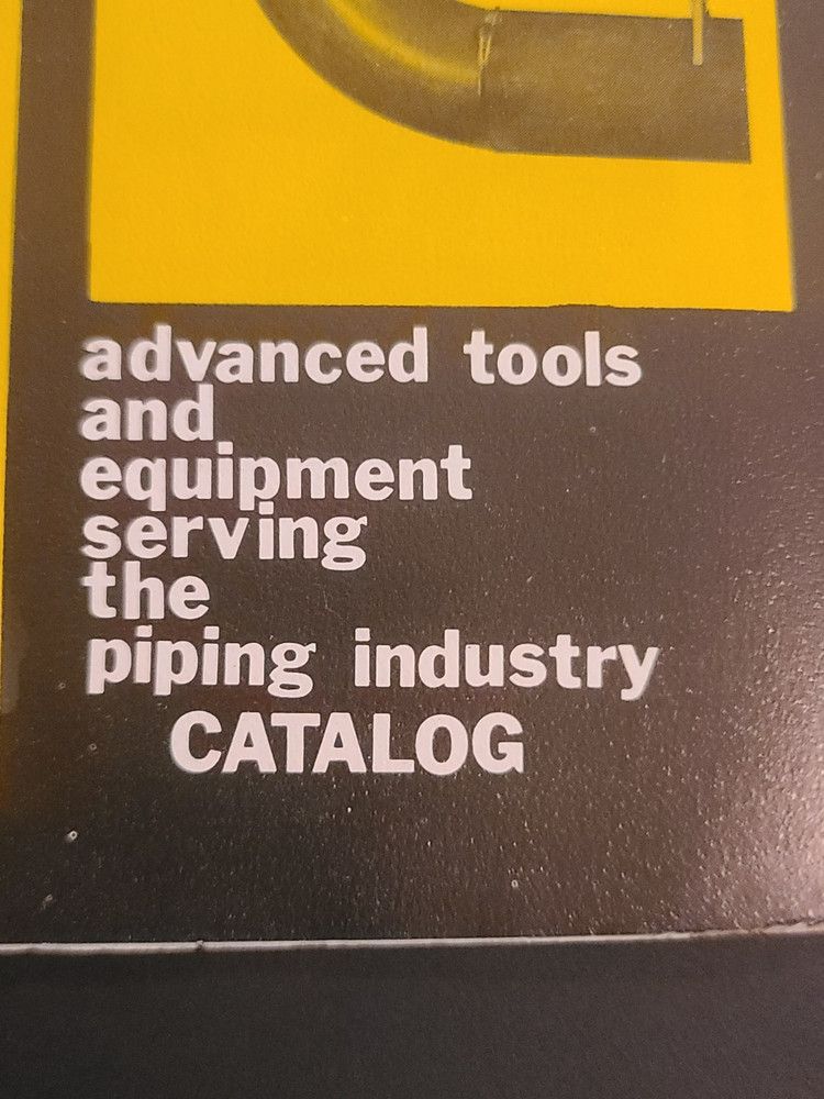 Vintage Dearman Pipefitting Tool Catalog