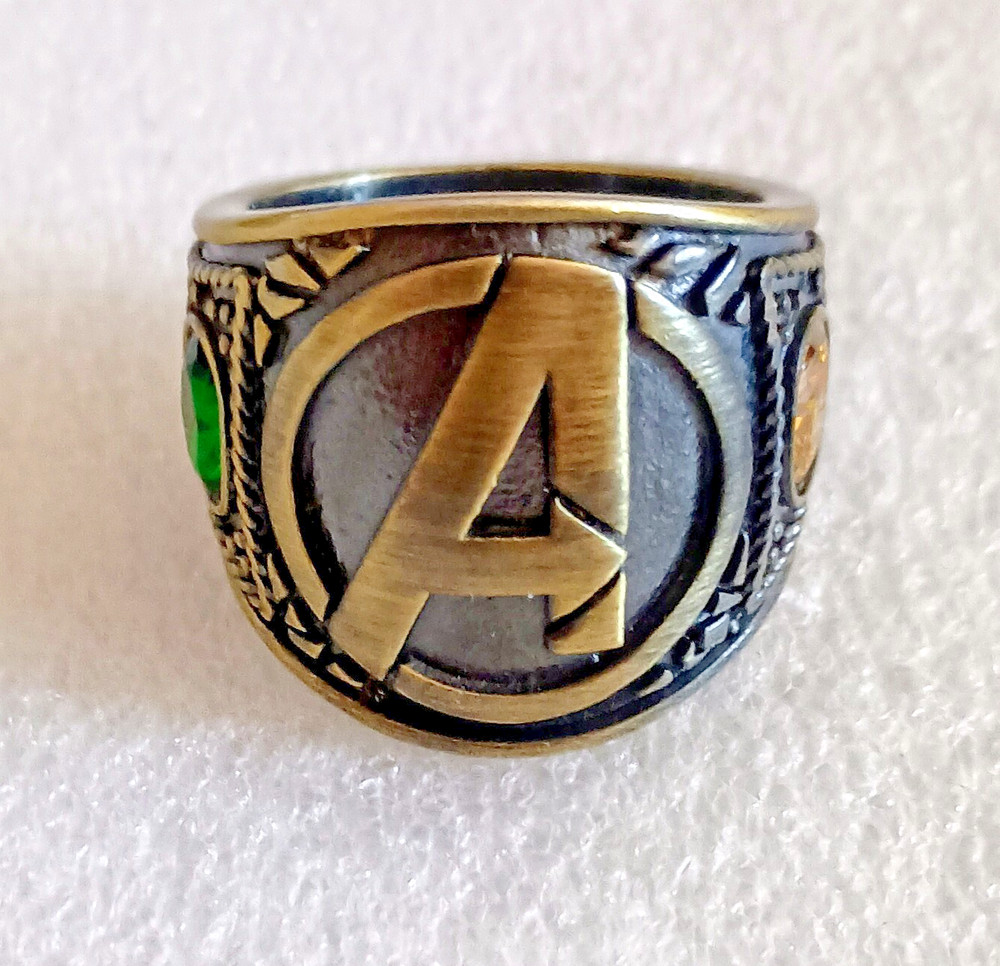 Marvel Avengers End Game Infinity Stones Class Ring Size 10 New NOS 2019 Box