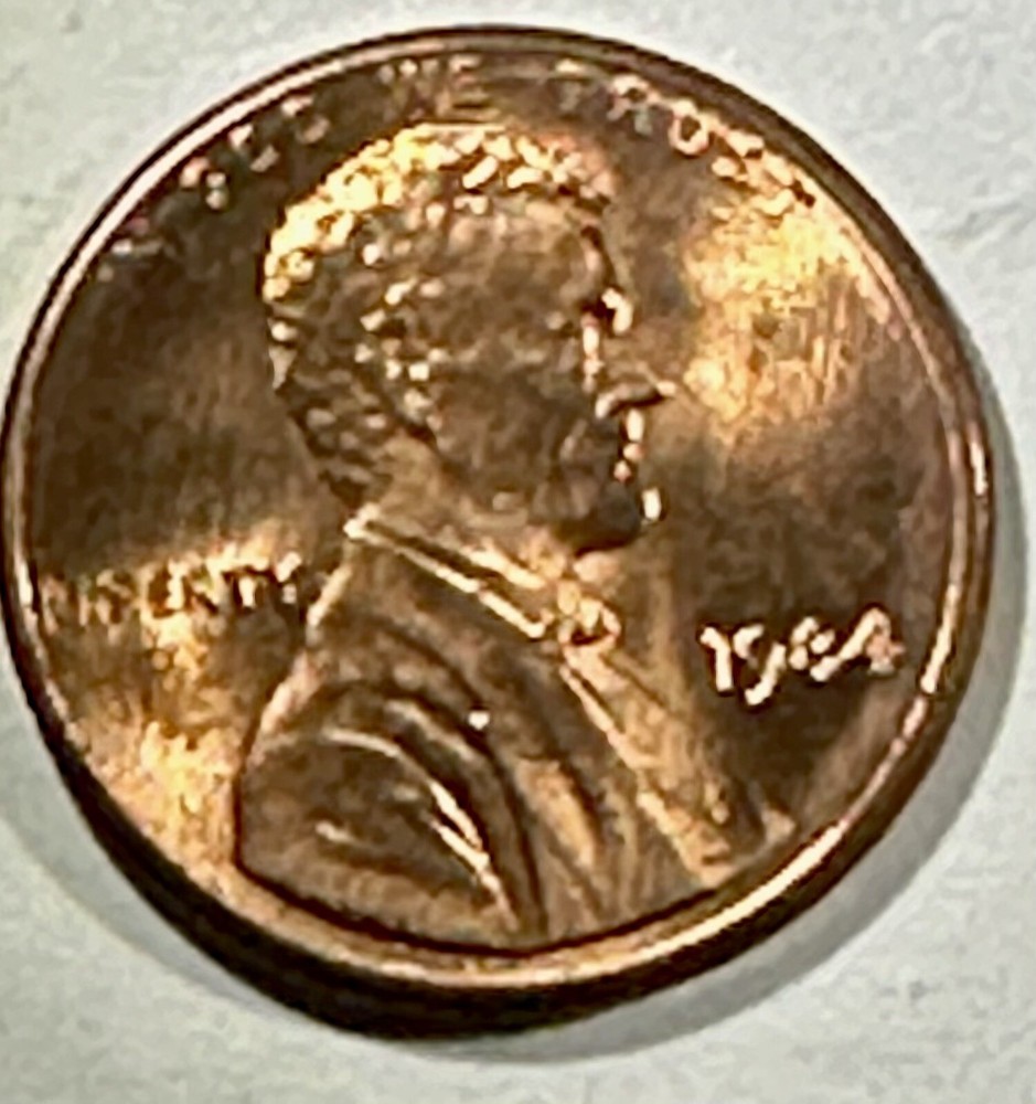 1984 Very Good Penny With Multiple D D Very Rare Errors # 1 ⭐️⭐️⭐️⭐️⭐️