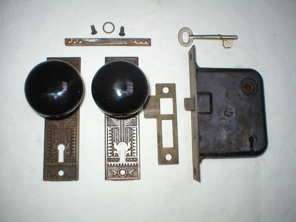 Antique Victorian Era Door Hardware