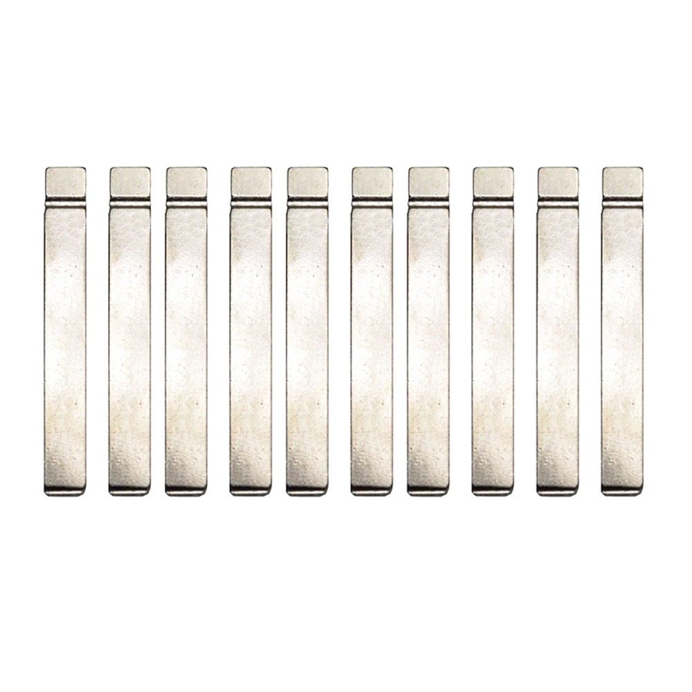 Flip Key Blank Uncut Blade High Security HU100 Replacement for GM (10 Pack)