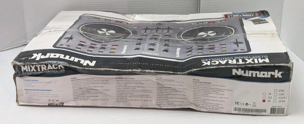 Numark Mixtrack DJ Controller Tested Works With Virtual DJ No Software Included