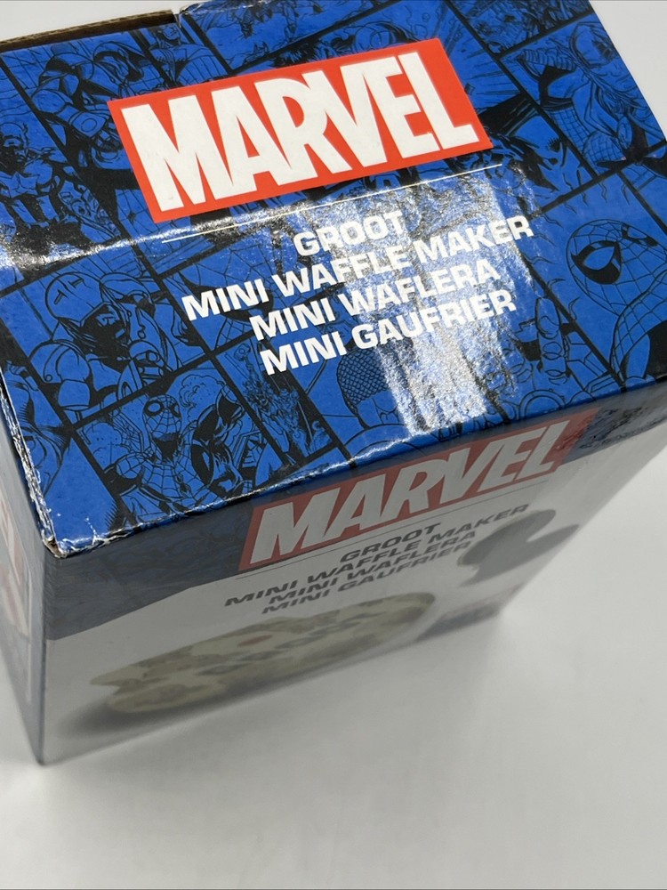 Uncanny Brands Marvel Groot Mini Waffle Maker Marvel Comics Eat The Universe New