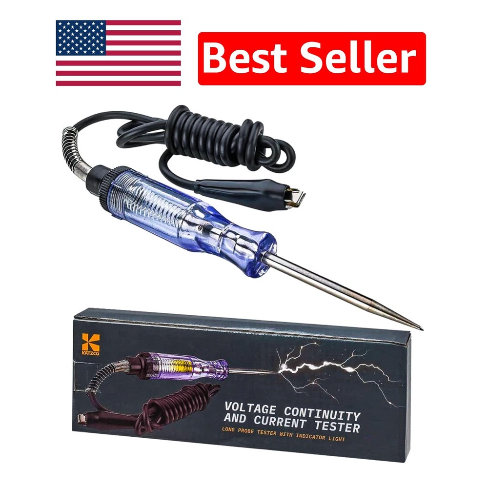 Multi-Functional Electrical Tester - 6-12V DC & 24V AC - Sharp Probe, Heavy Duty