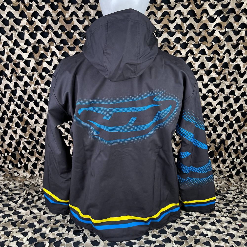NEW JT Titan Soft Shell Jacket - Black/Blue/Yellow - Medium