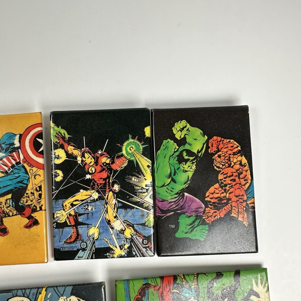 Vintage 80s Marvel Comics Collectible Pins