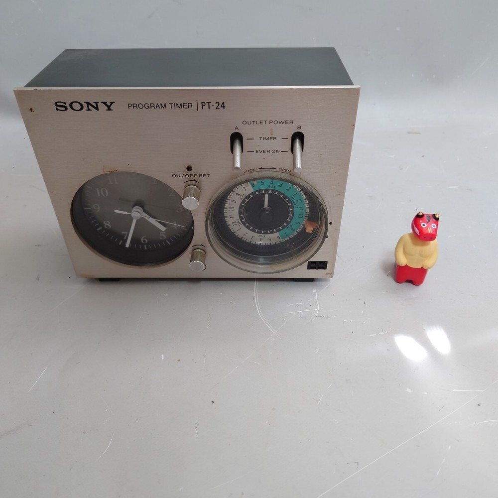 SONY PT24 Program Timer Audio Analog 100V 50Hz Vintage excellent condition!!