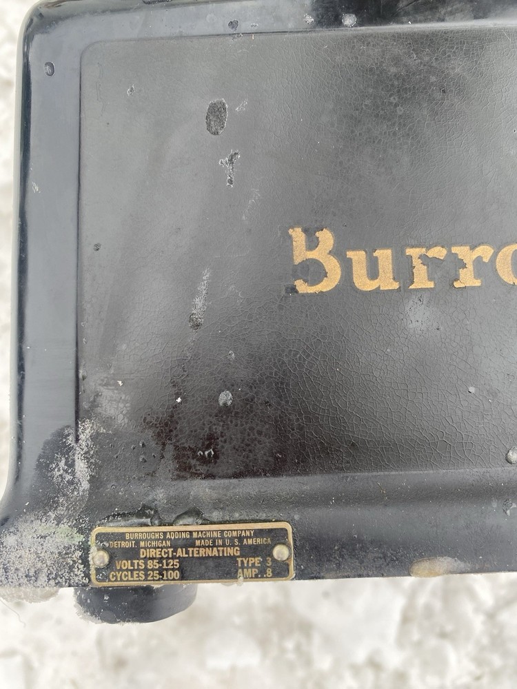 Replacement Motor Burroughs Electric Portable Adding Machine Type 3 Tested