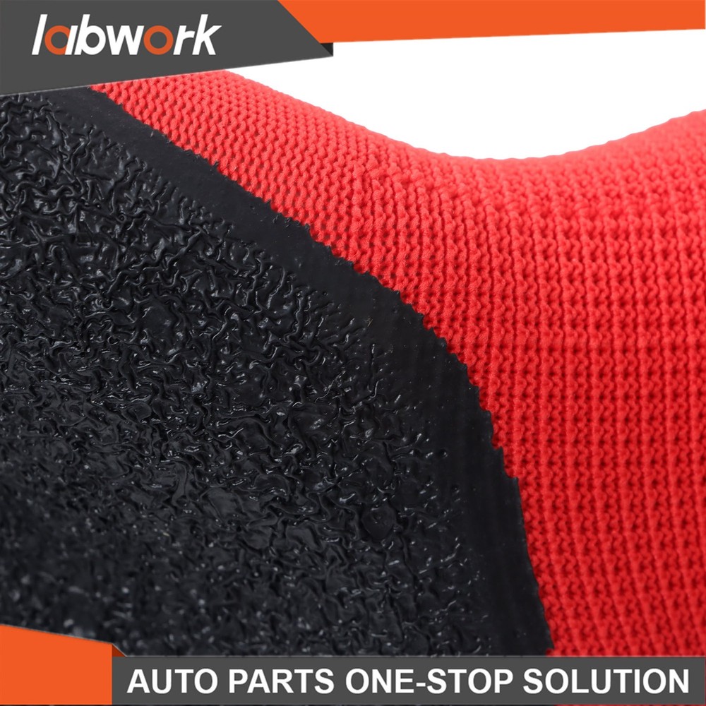 Labwork Cut Resistant Size L 12Pack Crinkle Latex Rubber Coated Grip Work Gloves