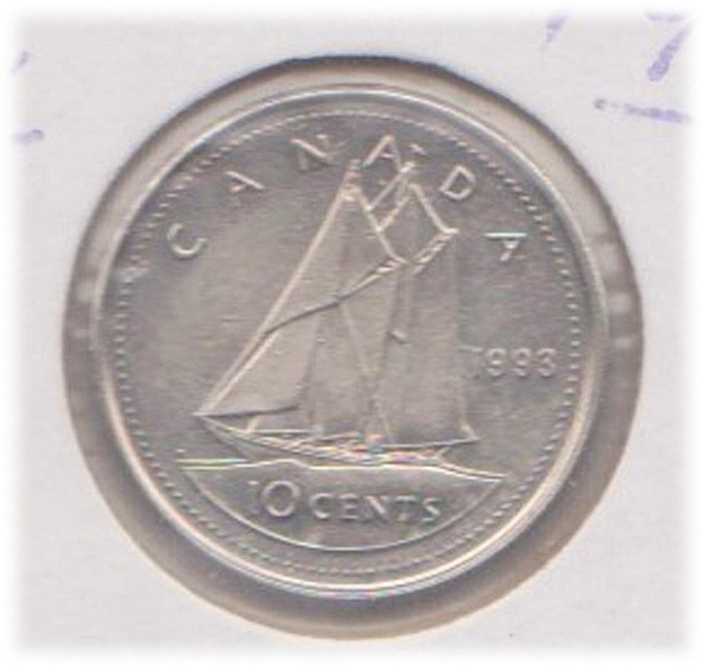 (H205-156) 1993 Canada 10c coin (FE)