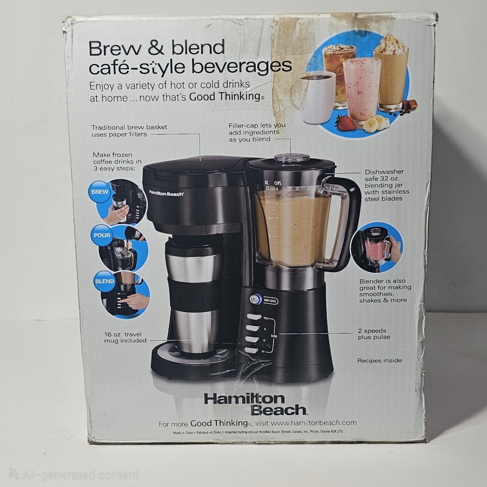 Hamilton beach Java blend coffee brewer/ blender