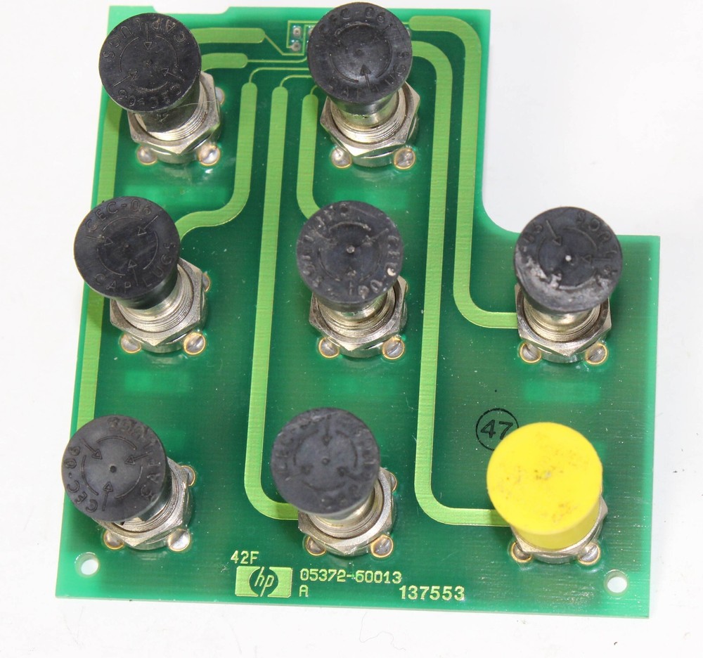 HP 5372A 05372-60013 REAR PANEL ASSEMBLY BNC CONNECTORS