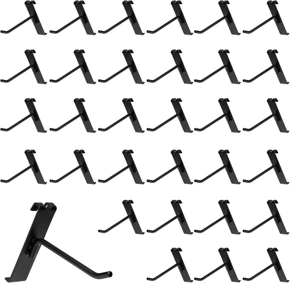 4 Inch Gridwall Hooks Grid Panel Hanging Hooks Retail Home & Workspace 40 Pack