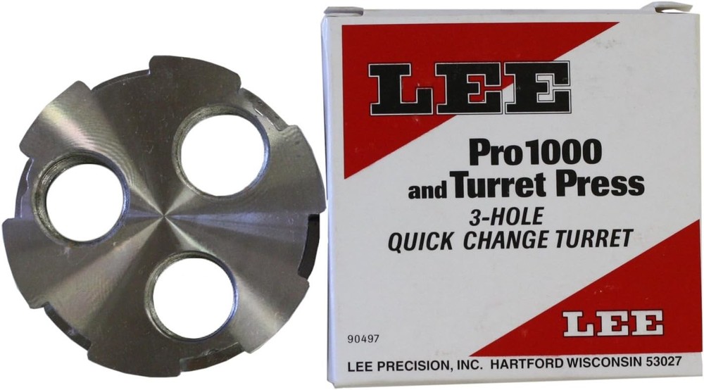 Lee Precision Reloading Pro 1000 3-Hole Quick Change Turret  - 90497
