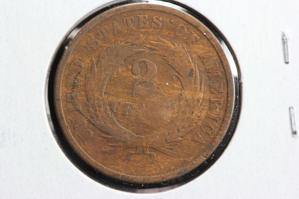 1864/18 Two Cent Piece Repunched Date Mint Error Cherrypickers FS-1322 2OGW