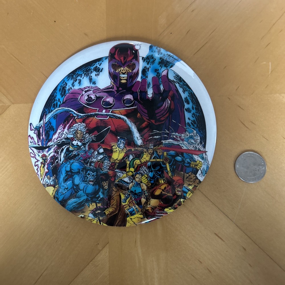 X-Men 6” Round Button ( Stand Up Back)