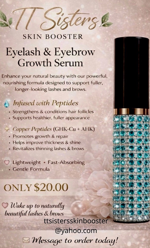 TT sisters Eyelash Or Eyebrow Serum . Test Study , With Postive Results