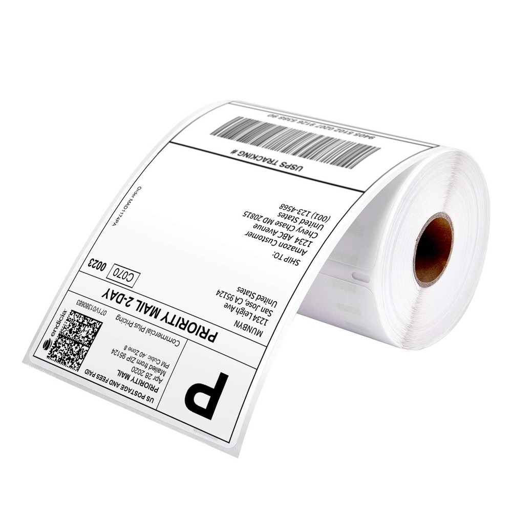 MUNBYN 4x6 Direct Thermal Printer Label, Shipping Labels Compatible with