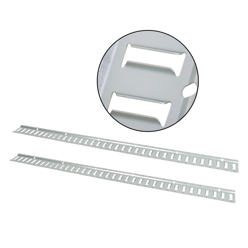 Labwork 4 Pack 6' E Track Tie Down Rail Kit Galvanized Steel For Vans Trailers