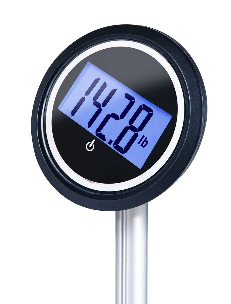 Extendable Extra Wide Scale Blacklit LCD Display Screen Measure LBS, Stones KGs