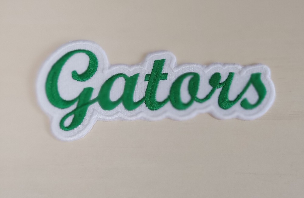Gators 5 3/4-inch Iron on Embroidered Applique Patch