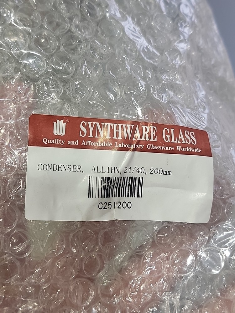 NEW Synthware GLASS CONDENSER C251200