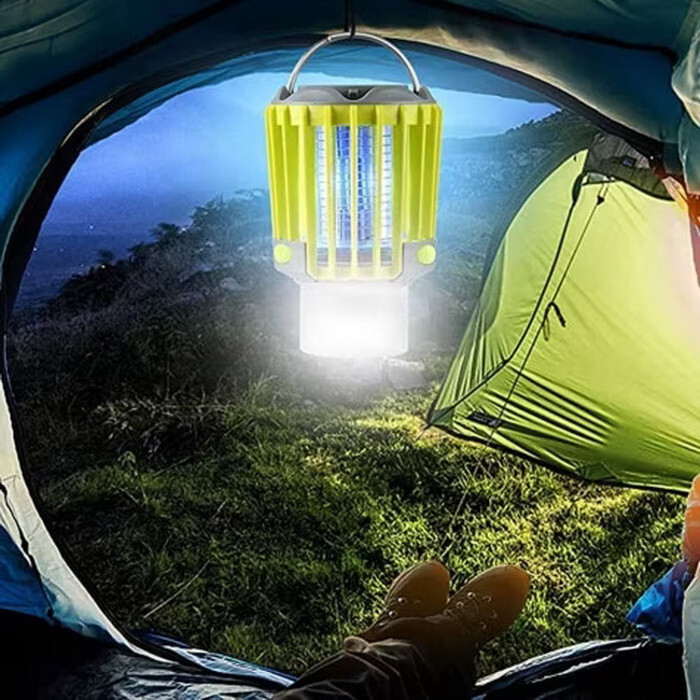 Bug-Zapping 3-in-1 Camp Lantern (Bug Zapping/Lantern/Flashlight) Rechargeable