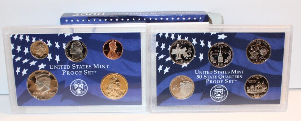 US MINT 2000 PROOF SET OGP / CERTIFICATE OF AUTHENTICITY