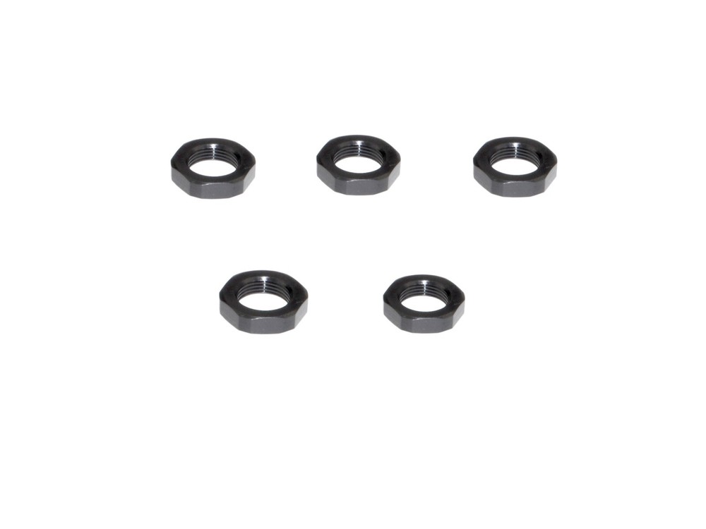 1/2"-28, Jam Nut, Steel, Black