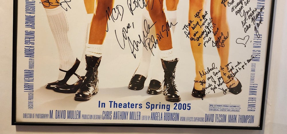 'D.E.B.S.' MICHAEL CLARKE DUNCAN ORIGINAL CAST SIGNED POSTER LGBTQ - MCD #6