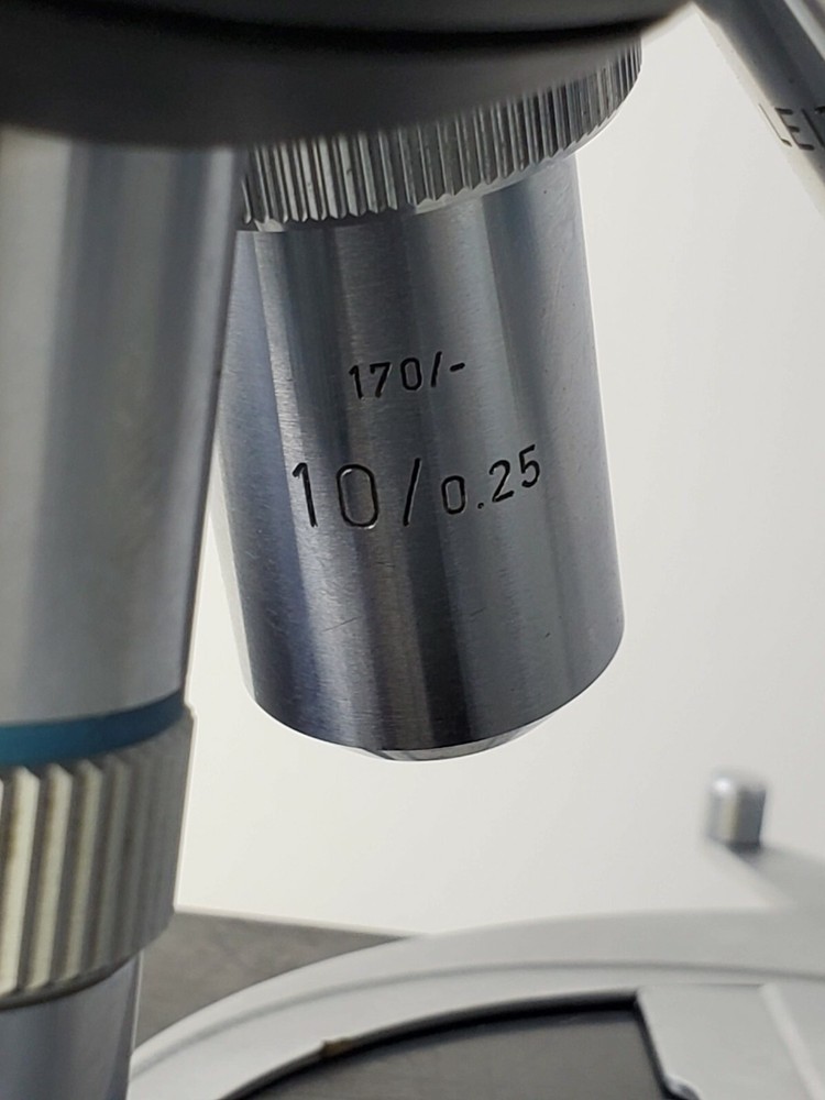 LEITZ LABORLUX S MICROSCOPE w/ 4 Objectives