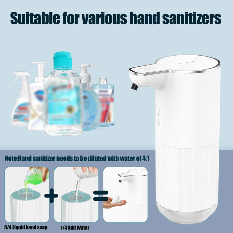 Automatic Touchless Foaming Soap Dispenser IR Sensor for Kitchen Bathroom 350ML