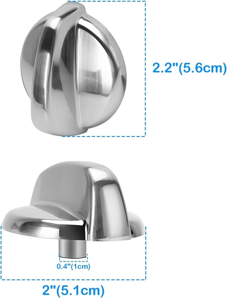 GE Range Stove Burner Control Knobs Replacement 5 Pack - WB03T10325