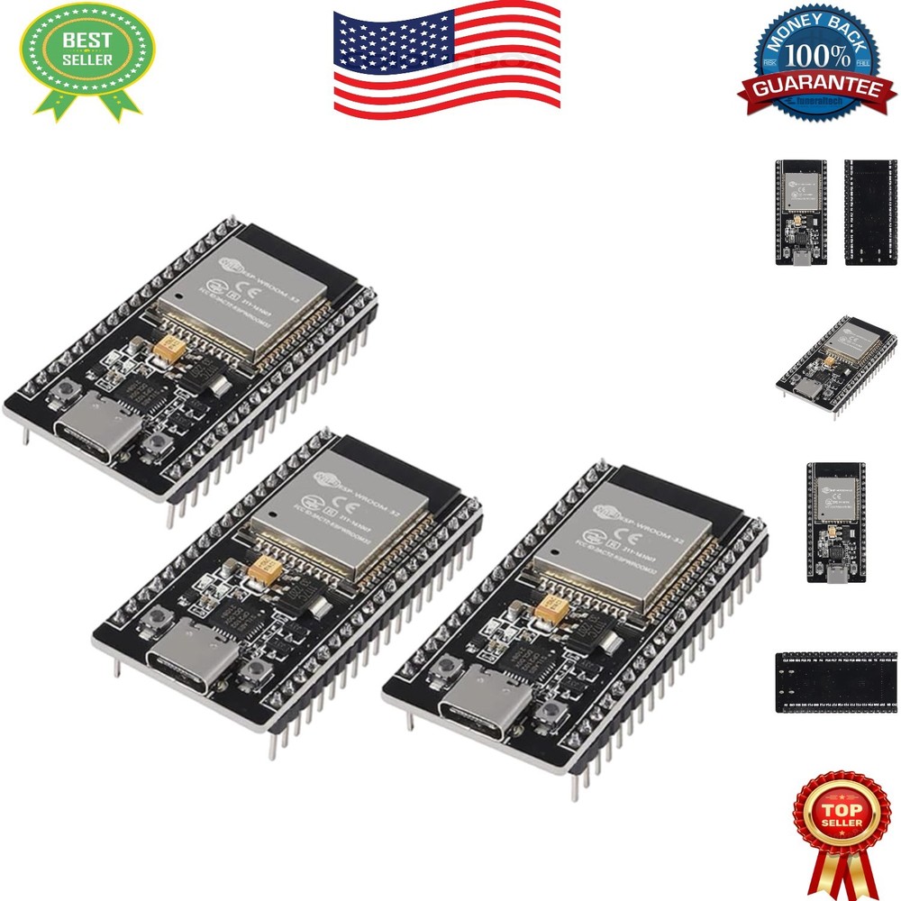 3x CP2012 USB C Development Boards with Dual-Core WiFi & Bluetooth Features