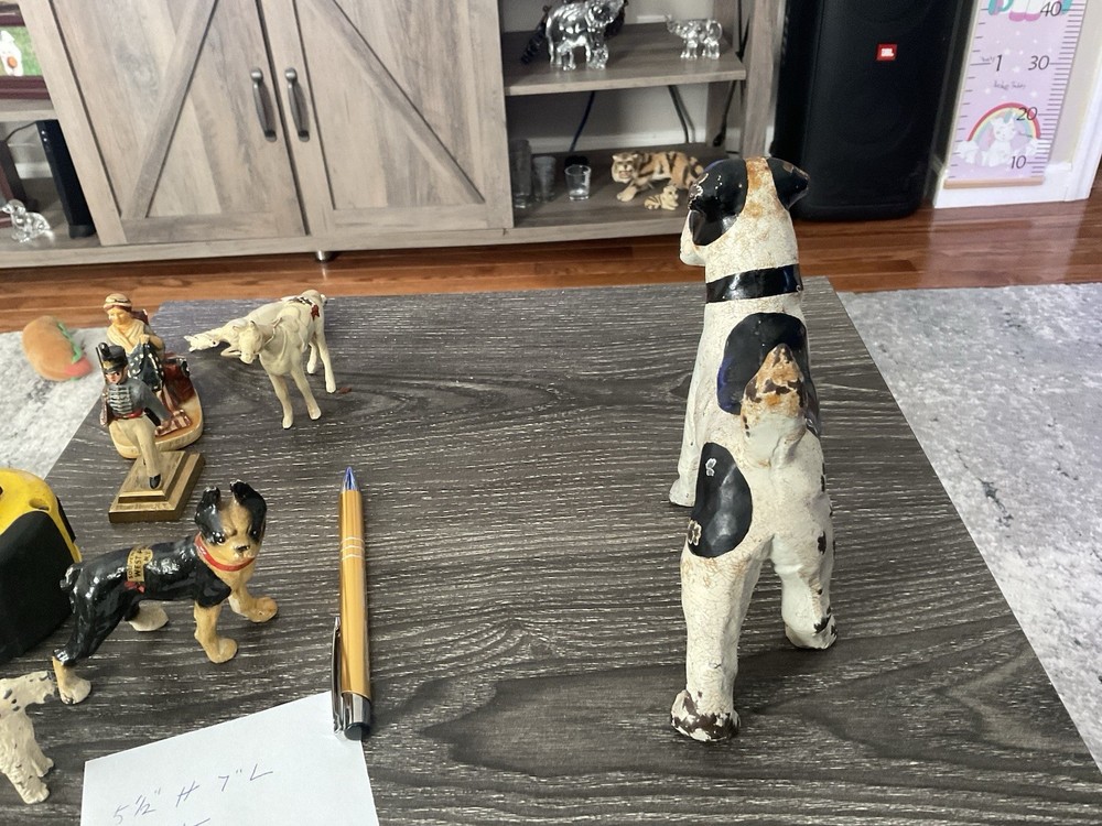 Vintage Cast Iron Fox Terrier Doorstop