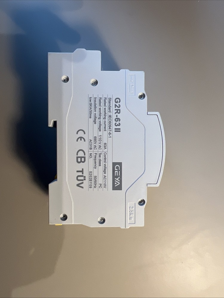 Mini ATS Dual Power Automatic Transfer Switch Electrical Selector Switches Unint