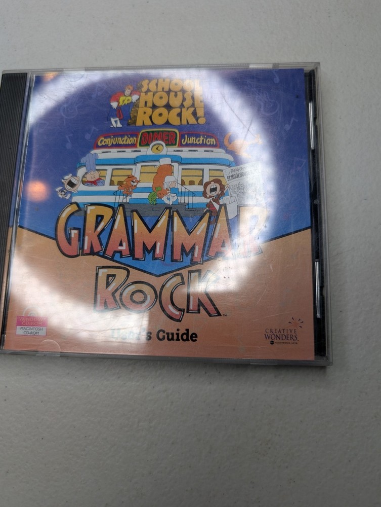 School House Rock Grammar Rock User Guide Educational CD-ROM