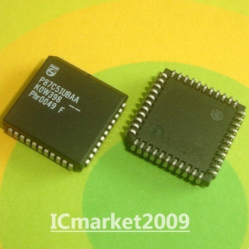 1 PCS P87C51UBAA PLCC-44 P87C51 80C51 8-Bit Microcontroller Chip IC MCU Chip
