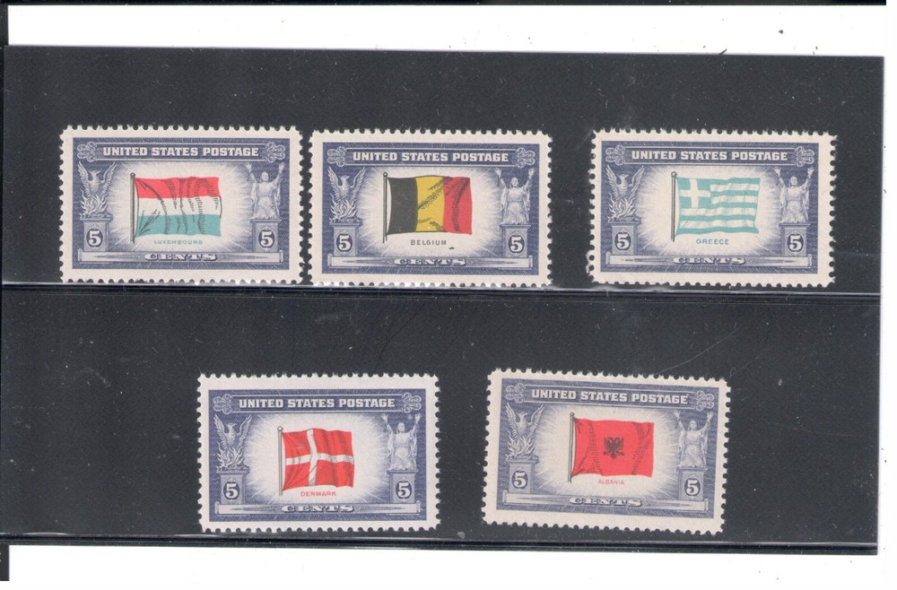 US SCOTT 912,15,18 & 920 MNH