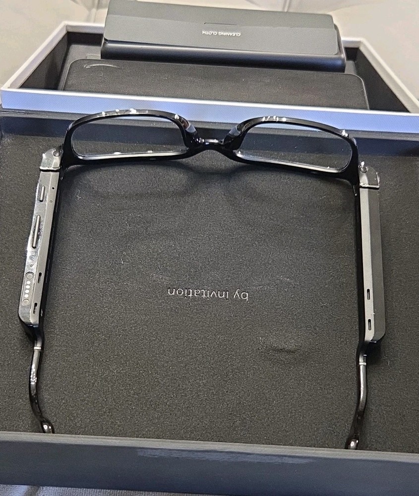 Amazon Echo Frames 1st Generation New Open Box Black Rectangle Smart Glasses