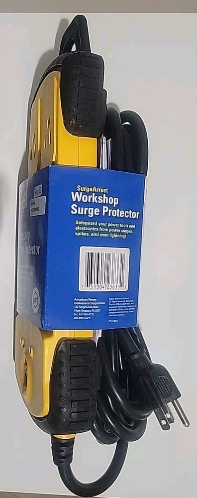 👀 SAME DAY📦》APC Heavy Duty Surge Arrest POWER TOOLS Surge Protector》15Ft》PDIY8