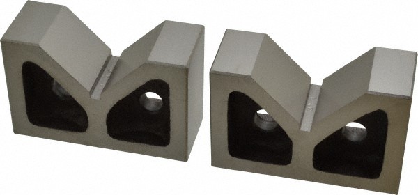 Groz 2-3/16" Max Capacity, 90° Angle, Cast Iron V-Block