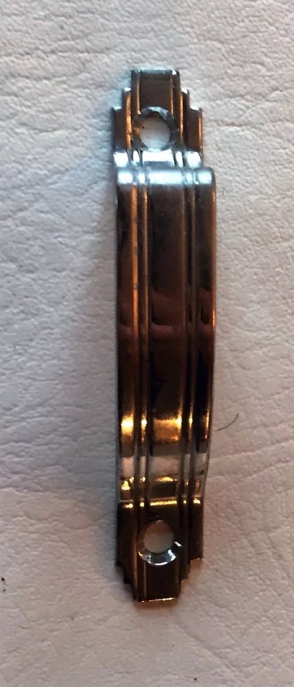 50’s Chrome Mid Century Modern Antique Hardware Cabinet Handle Pull 2 3/4"center